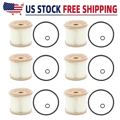 6Pcs 2010PM-OR Fuel Filter Element For Racor 500FG 500FH Marine Diesel 30Microns • $30