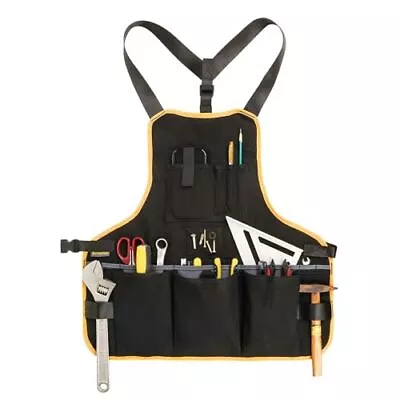 Work Tool Apron For Men And Women Torso Length With 21 Tool Pockets Durable C... • $36.83