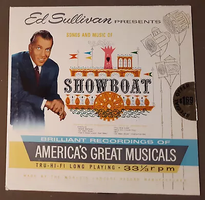 ES3 Ed Sullivan Presents Songs And Music Of Showboat 33rpm VINYL LP Record • $3.95