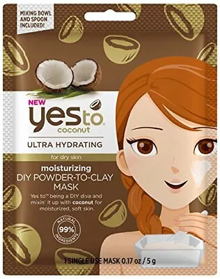 Yes To Coconuts Moisturizing DIY Powder-to-Clay Single-Use Mask 0.25 Oz (Pac... • $6.99