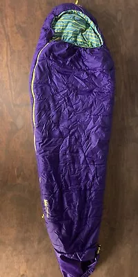 REI Kindercone 30 Degree Purple Mummy Kids Sleeping Bag 70”x50” • $39