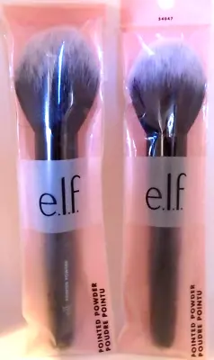 E.l.f. Cosmetics Pointed Powder Brush Black-2 Pack (54047) • $7.42