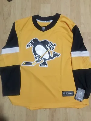 $100 • Buy Pittsburgh Penguins Alternate Gold Fanatics Breakaway Hockey Jersey 2x-large Nwt