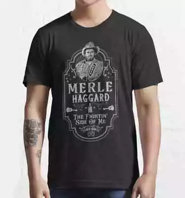 Merle Haggard Fightin Side Of Me T-Shirt Unisex Short Sleeve T-Shirt All Sizes S • $16.99