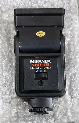 Miranda 500 CD Multi-Dedicated Flash Unit For Canon Minolta & Nikon  • £5