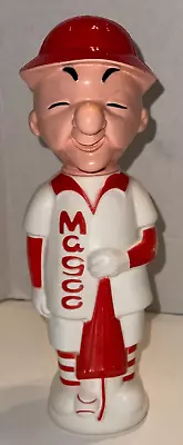 Vintage 1960s Mr. Magoo Red Baseball Soaky Colgate Palmolive Bubble Bath Bottle • $28