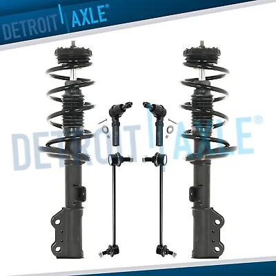Front Struts W/Coil Spring Sway Bars Links Tie Rods For 2010 - 2016 Cadillac SRX • $241.14