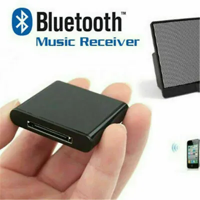 Bluetooth A2DP Music Receiver Speaker Audio Adapter For 30 Pin Dock IPod IPhone • $4.65