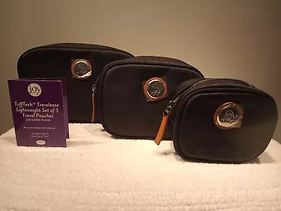 Joy Mangano Black 3 Piece Travelease Travel Set • $23.99