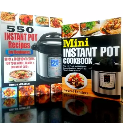 550 Instant Pot Recipes For Beginners & Mini Instant Pot Cookbook W/ 100 Recipes • $9.97