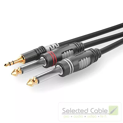 £16.69 • Buy SOMMER CABLE 1,5m Adapter Cable 3,5mm On 2x 6,3mm Jack Y Cable HBA-3S62-0150