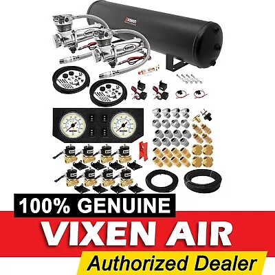 $979.18 • Buy Air Suspension Kit/System For Truck/Car Bag/Ride/Lift Dual Compressor, 5G Tank