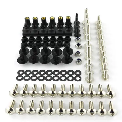 Motorcycle Complete Fairing Bolt Kit Bodywork Screw Aftermarket Fit For Suzuki  • $32.98