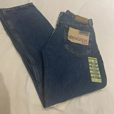 Denizen Levi's NEW NWT Mens 31x32 285 Relaxed Denim Jeans Dark Wash Blue • $15.99