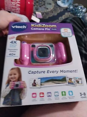 KidiZoom Camera Pix Plus 4X Digital Zoom Pink Vtech NEW FAST FREE SHIPPING!!! • $24.99