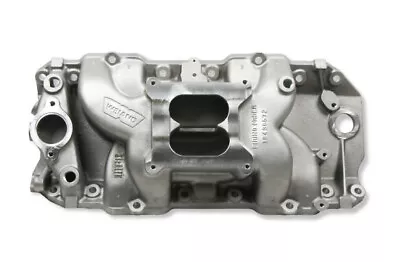 WEIAND 8018 Big Block Chevy Rectangle Port STEALTH Dual Plane Intake Manifold • $394.95