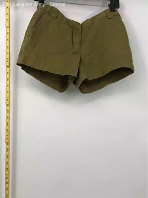 J. Crew Womens Green Cotton City Fit Slash Pocket Classic Twill Chino Shorts 4 • $5.99