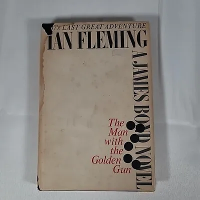 THE MAN WITH THE GOLDEN GUN (1965) Ian Fleming HCDJ 1st Edition New American BCE • $8.76