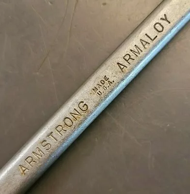 Vintage Armstrong No. 7731-A Box-end Wrench 3/4  X 7/8  Armaloy Made In USA • $22