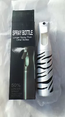 300ml Fine Mist Hairdressing Spray Bottle Hair Tool Water Sprayer Black/white  • £6.99