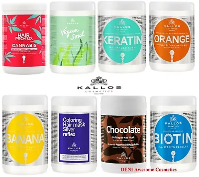 £9.99 • Buy Kallos  Professional Hair Mask-keratin,coco,banana,protein,silk