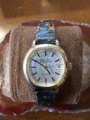 Vintage 70's Bulova Accutron 10k Rg Bezel  • $40