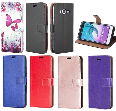 £4.90 • Buy For Samsung J3 2016 J5 2017 Phone Case Leather Flip Shockproof Wallet Book Cover