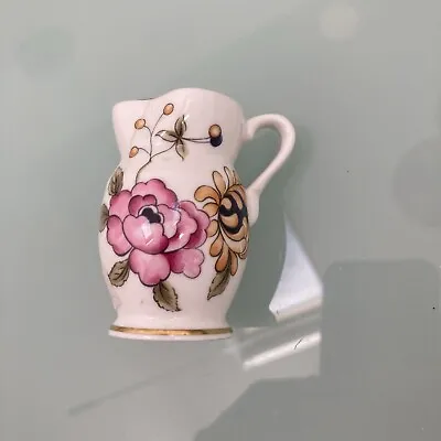 Small Coalport Bone China San Remo Flower Pattern Jug. See Pictures • £1