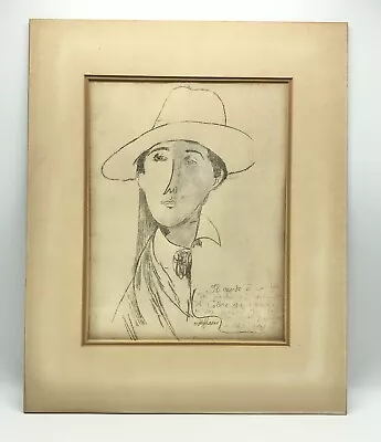 Amedeo Modigliani “Soutine In Hat” Lithograph /b • $300