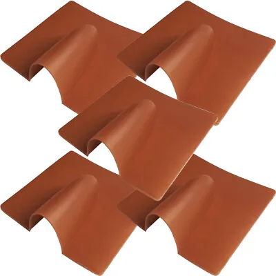 5x Brown Brick Buster Plate Cable Wall Entry Tidy Hole Cover Satellite Coaxial • £7.99