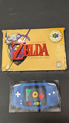 Legend Of Zelda: Ocarina Of Time (Nintendo 64 1998) N64 CIB COMPLETE GOLD CART • $147.18