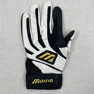 Mizuno Batting/Golf Glove Left Hand Only Black White Yellow Size M • $9.88