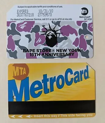 BAPE NYC MetroCard Never Used-Expired Mint Condition • $5.99