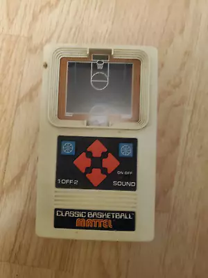 MATTEL 2003 Vintage CLASSIC Basketball Electronic Handheld Travel Game Works • $15