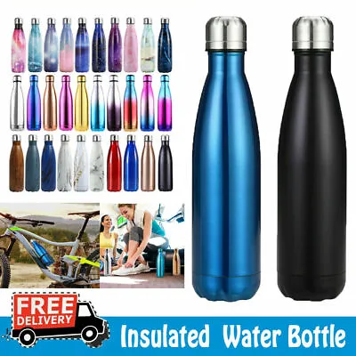 $18.59 • Buy 1L Thermos Vacuum Flask Insulated Drink Water Bottle Stainless Steel Double Wall