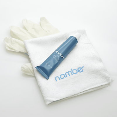 Nambe Alloy Metal Polish Kit With 2 Oz Tube Polishing Cloth & Latex Gloves • $22