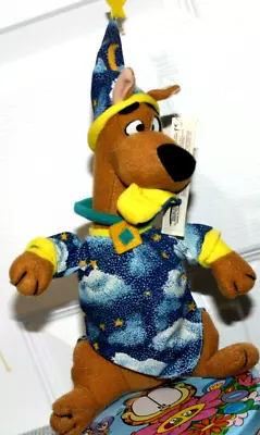 1998 Vintage Cartoon Network Scooby Doo Wizard Moon Star Pjs Pajamas 8.5  Plush • $10