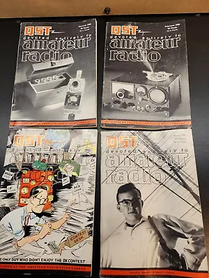 Lot Of 4 1959 QST Amateur Radio Magazines January - April • $13.50