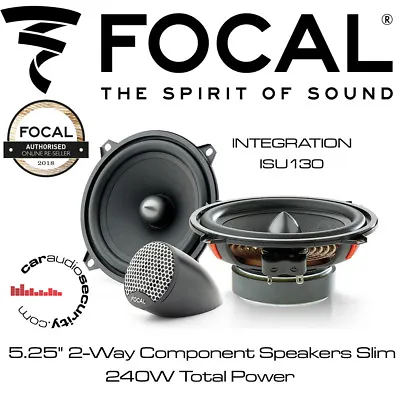 Focal ISU130 - INTEGRATION 130mm / 5.25  2-Way Component Speakers Slim  • $184.91