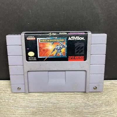 MechWarrior Authentic W/ New Battery (Super Nintendo Entertainment System 1992) • $29.99