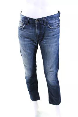 J Brand Mens Cotton Denim Mid-Rise Slim Fit Straight Leg Kane Jeans Blue Size 31 • $34.99