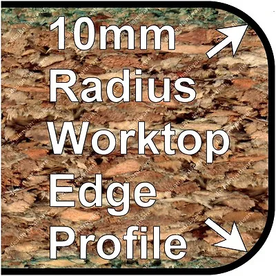 £23.16 • Buy 10mm Radius Kitchen Worktop Edging Joining Strip Joins Worktop Edge Trim UK Made