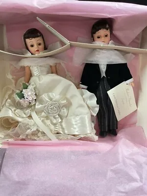 MADAME ALEXANDER John & Jackies Wedding Set 10'' Dolls # 20117 NRFB • $179