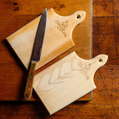 2 JK Adams Q-Tee The Handy Cut-Up Cutting Board Sugar Maple Made In Vermont • $12