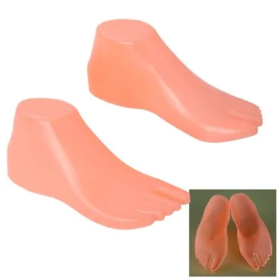 1Pair Hard Plastic Adult Feet Mannequin Foot Model Tools For Shoes Display • $11.62