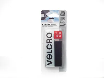 Velcro Brand Alfa-Lok Plastic Mounting Strips 3 In.   L 2 Pk • $8.99