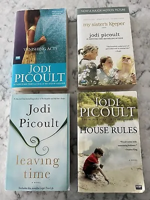 Jodi Picoult Book Lot Vanishing Acts My Sisters Keeper Leaving Time House Rules • $14.99