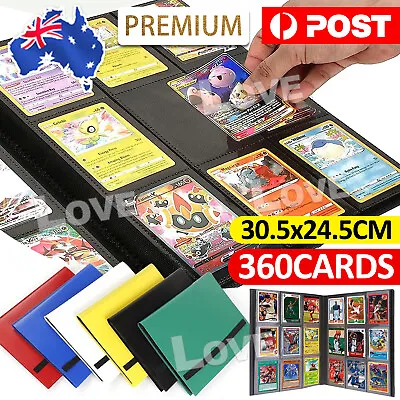 360 Cards Trading Card Binder 9 Pocket Folder Album For CCG MTG Magic Yugioh NEW • $12.85