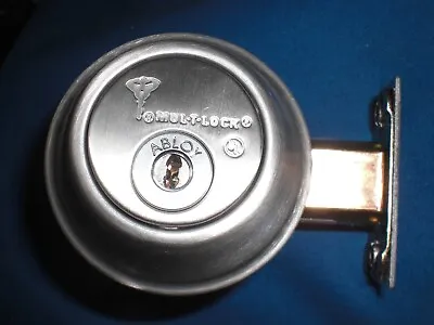 ASSA ABLOY PROTEC2 Mul-T-Lock HIGH SECURITY Single Cylinder DEADBOLT LOCK W/Keys • $219.89
