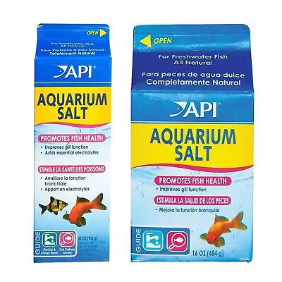 API Aquarium Salt Freshwater Tank Additive Treatment Fish Health • £7.29